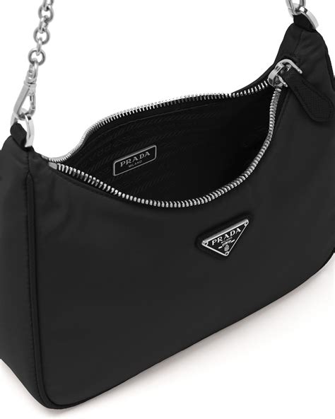 prada nylon bag 2005 re edition|prada nylon shoulder bag black.